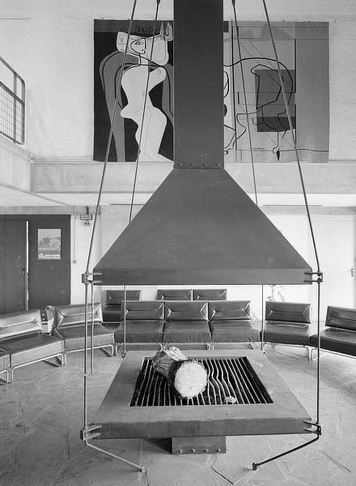 Firminy-vert : maison de la Culture Le Corbusier, petit foyer