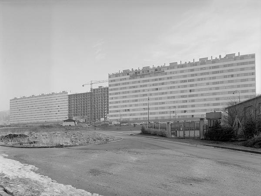 Saint-Etienne : Métare - Montchovet, immeubles en construction