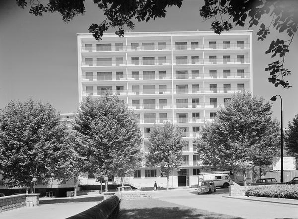 Saint-Etienne : quartier de Beaulieu, boulevard Karl Marx