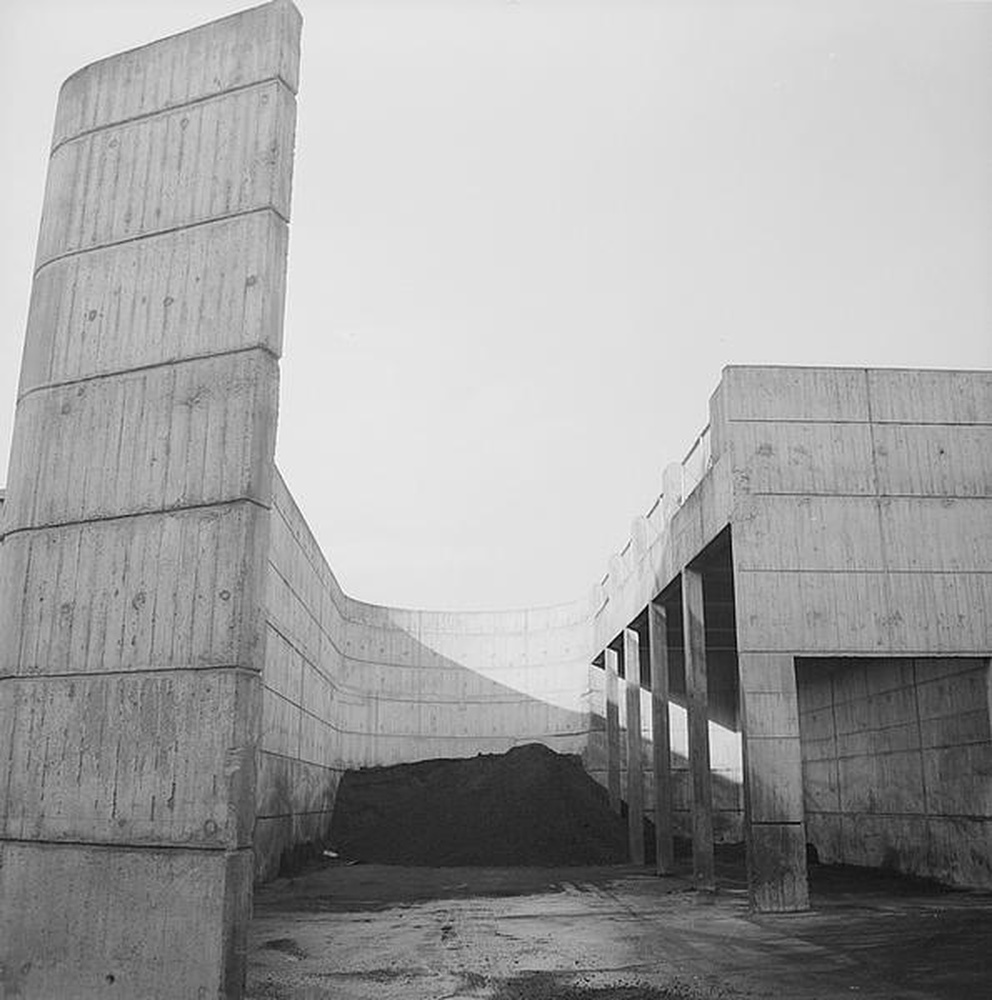 Firminy : chaufferie urbaine (Jean Kling), vue extérieure
