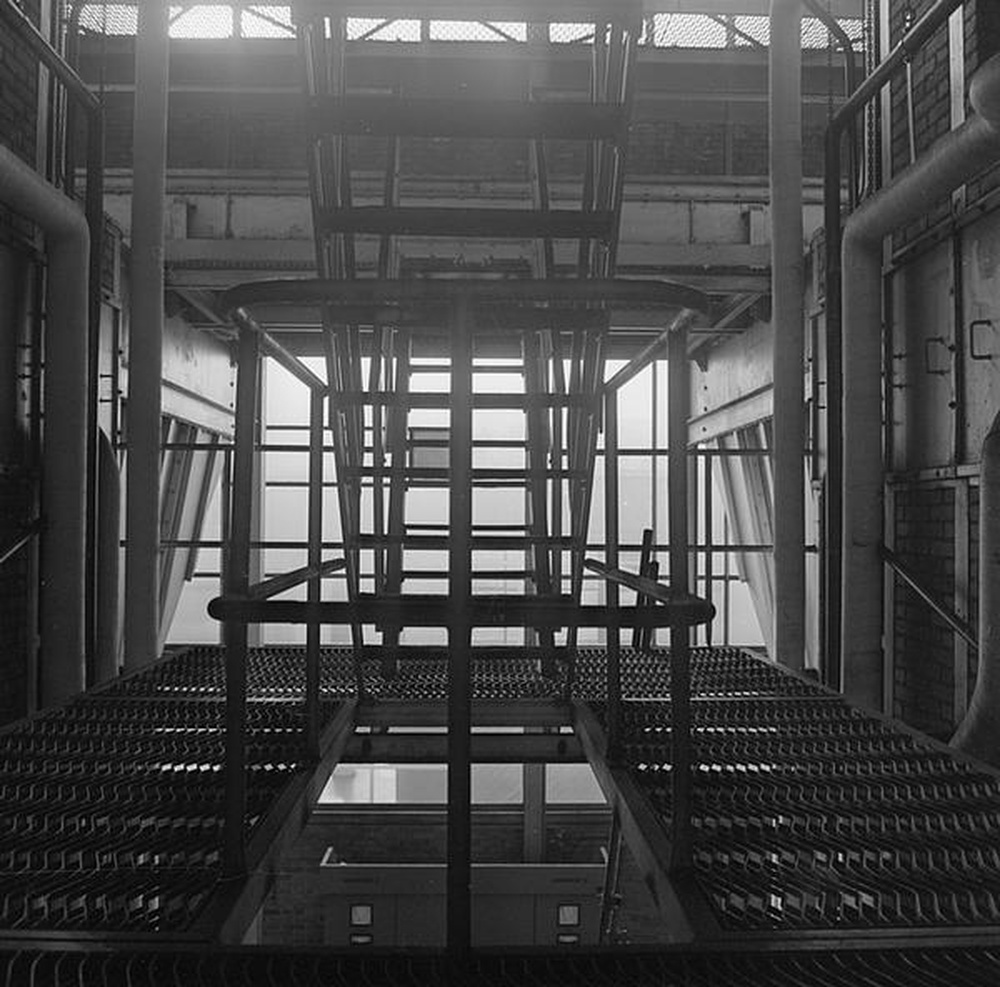 Firminy : chaufferie urbaine (Jean Kling), vue partielle de l'intérieur