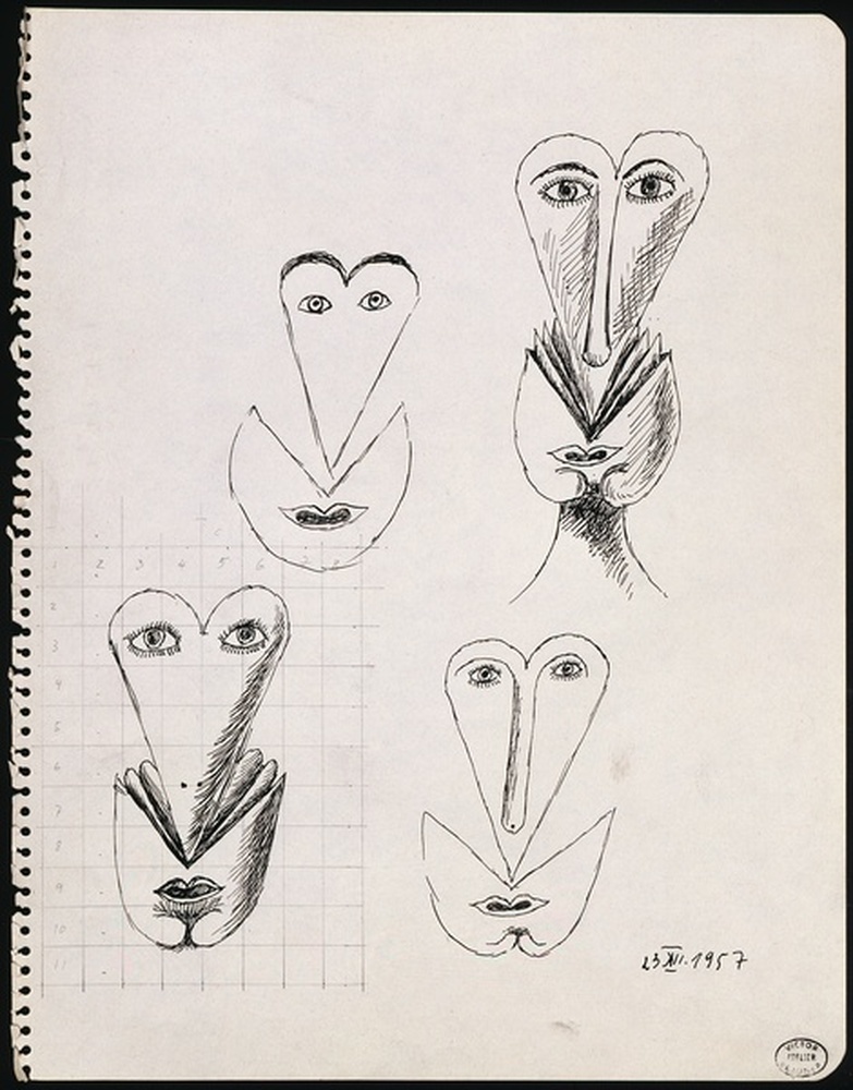 Sans titre, 23. XII. 1957