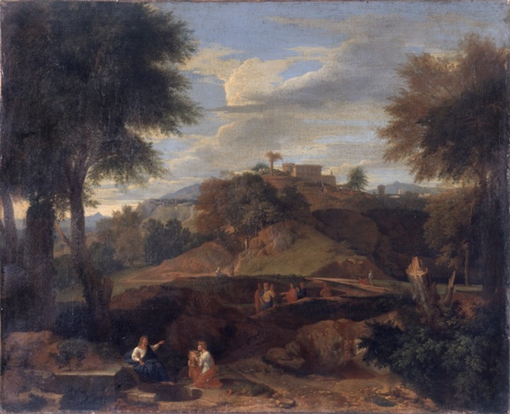 Paysage avec le Christ et la Samaritaine
