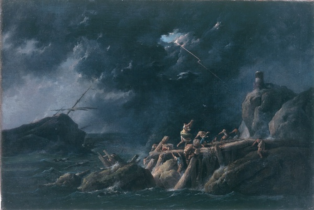 Scène de naufrage