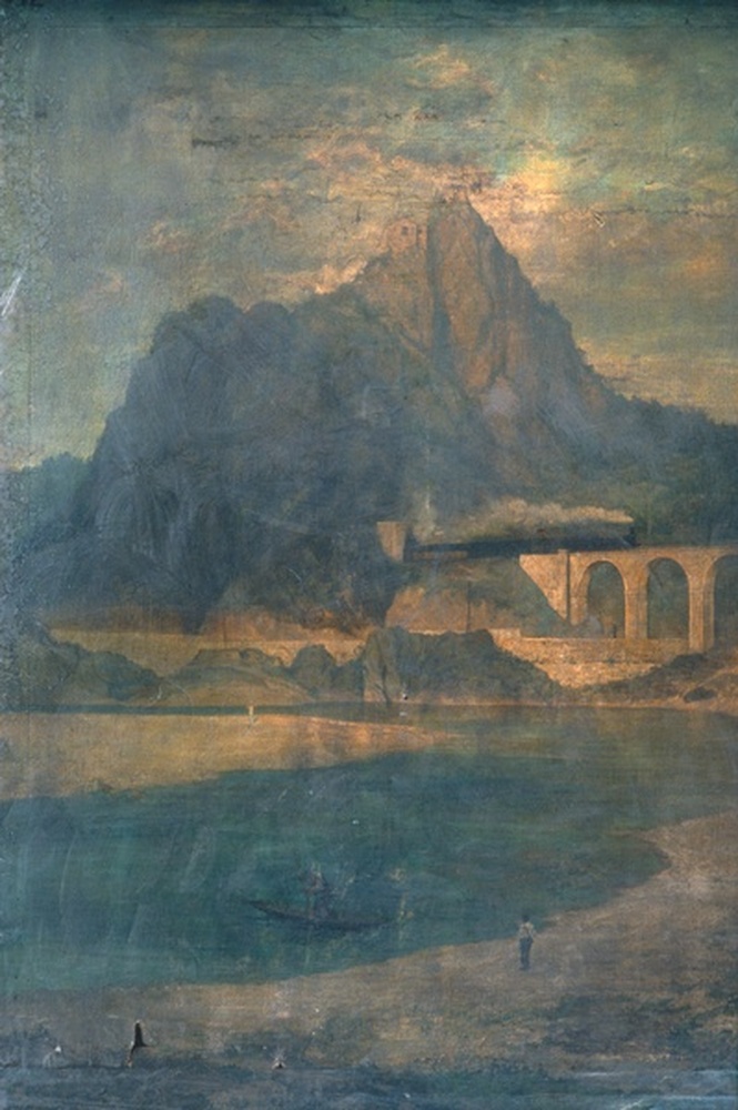 Vue de Cornillon, les sept ponts, Pertuiset