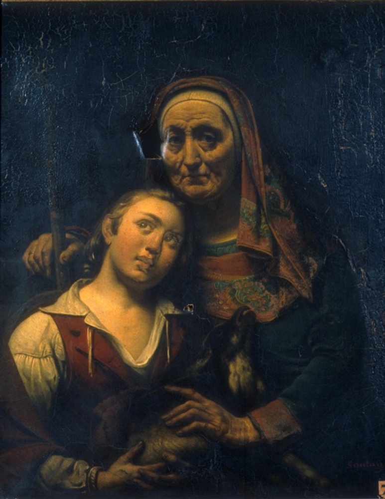 La paysanne au chevreau