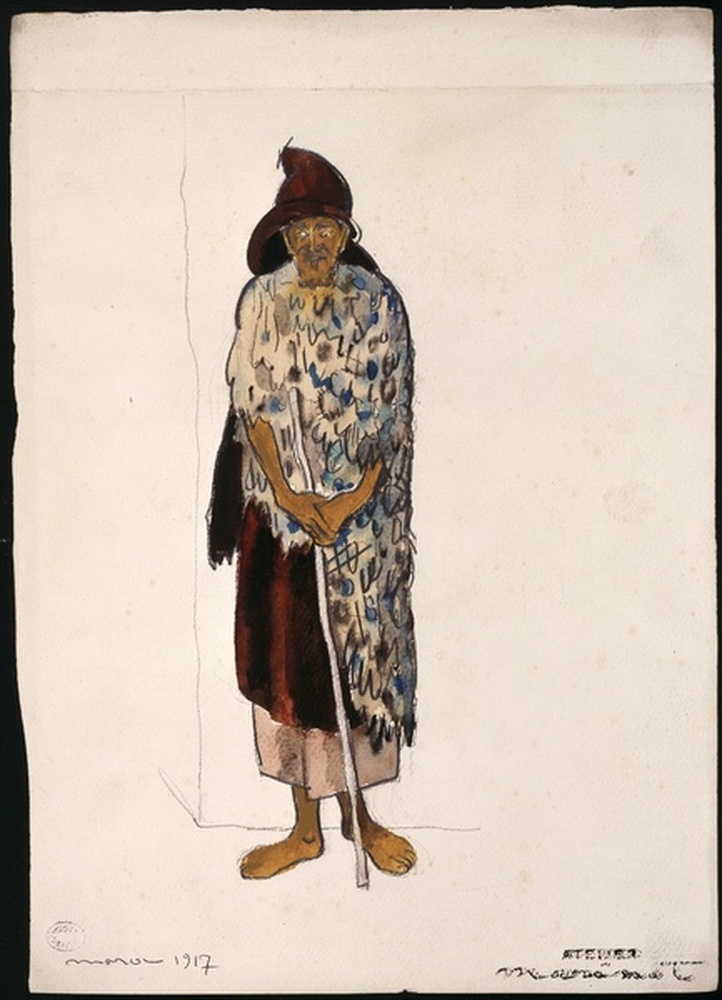 Au Maroc, homme au bâton