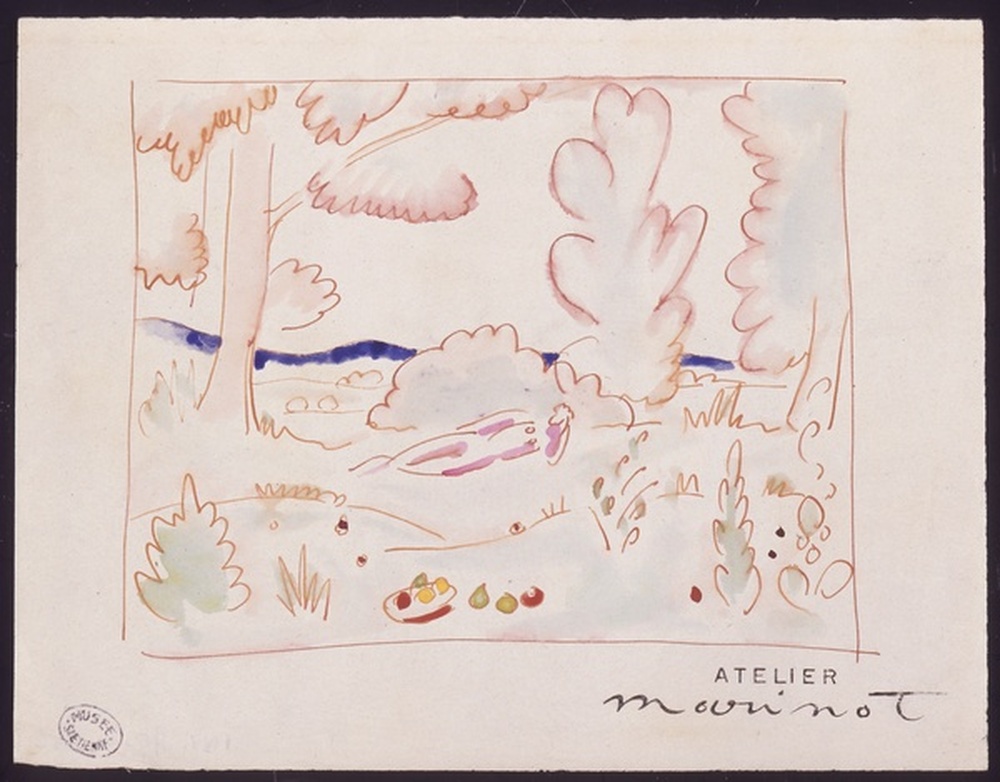 Nu dans un paysage 1919