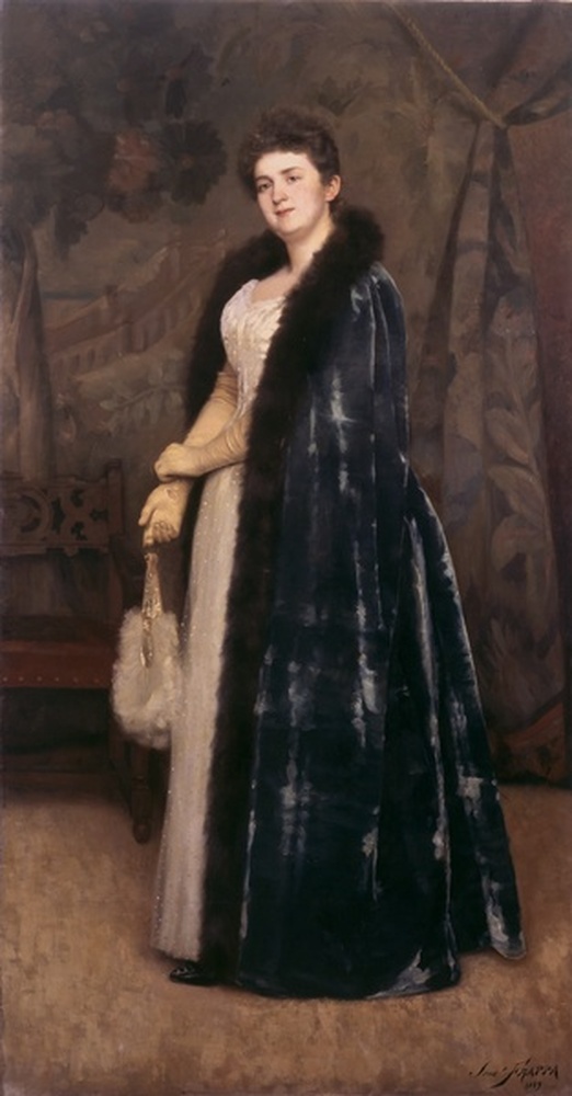 La femme au manteau bleu
