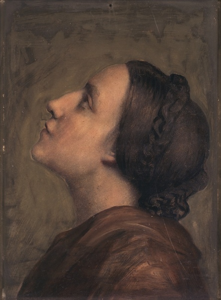 Femme de profil