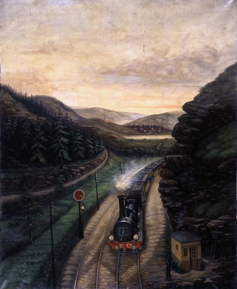 Paysage de chemin de fer