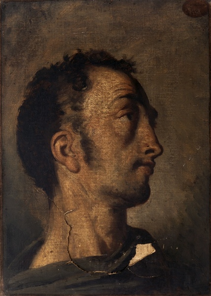 Portrait d'homme (tête tournée vers la droite)