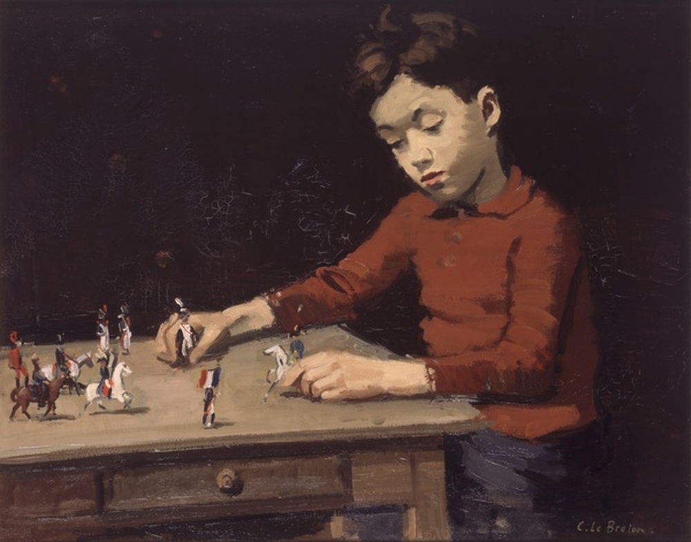 L'enfant aux soldats de plomb