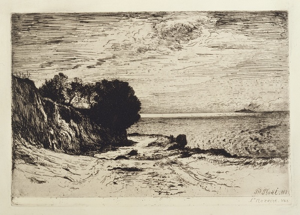 St Nazaire, le chemin au bord de la mer