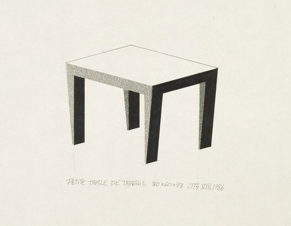 Etude de petite table de travail