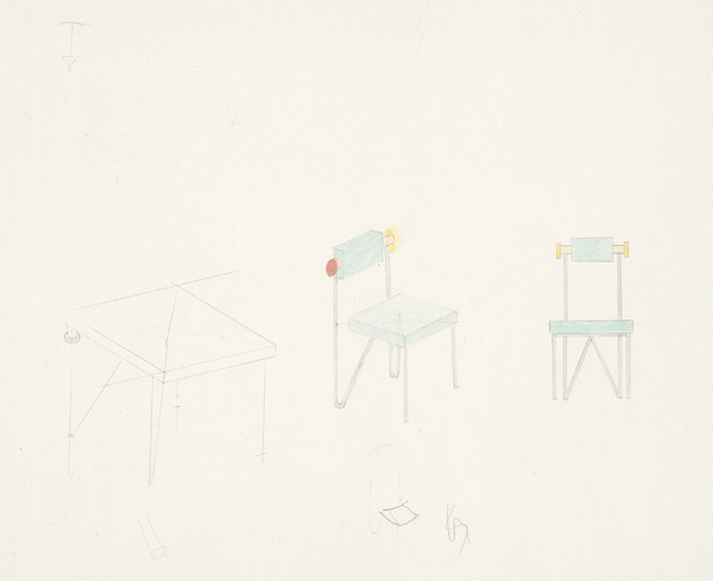 Esquisse de chaise