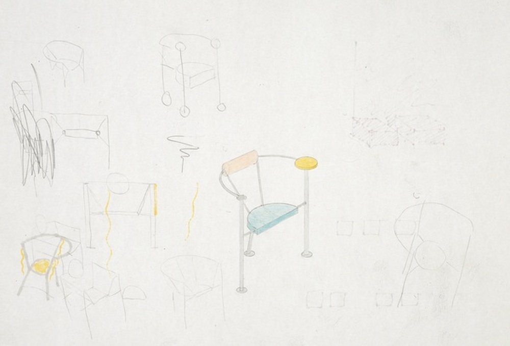 Etude de chaise, 1986