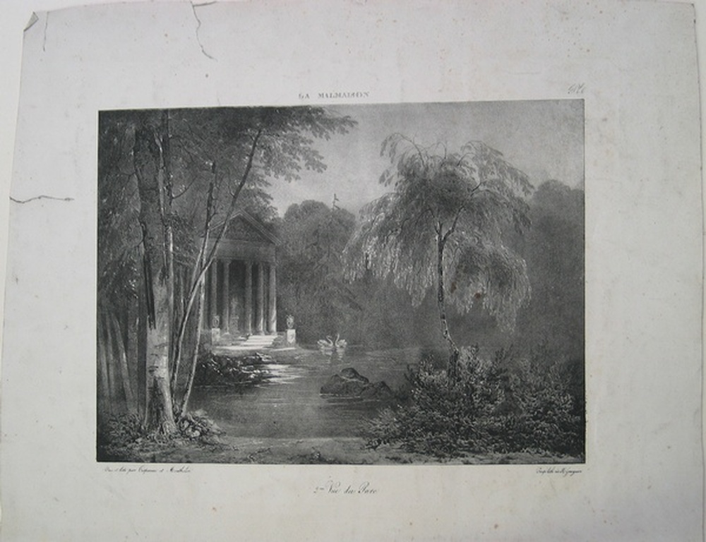 Vue du parc de Malmaison