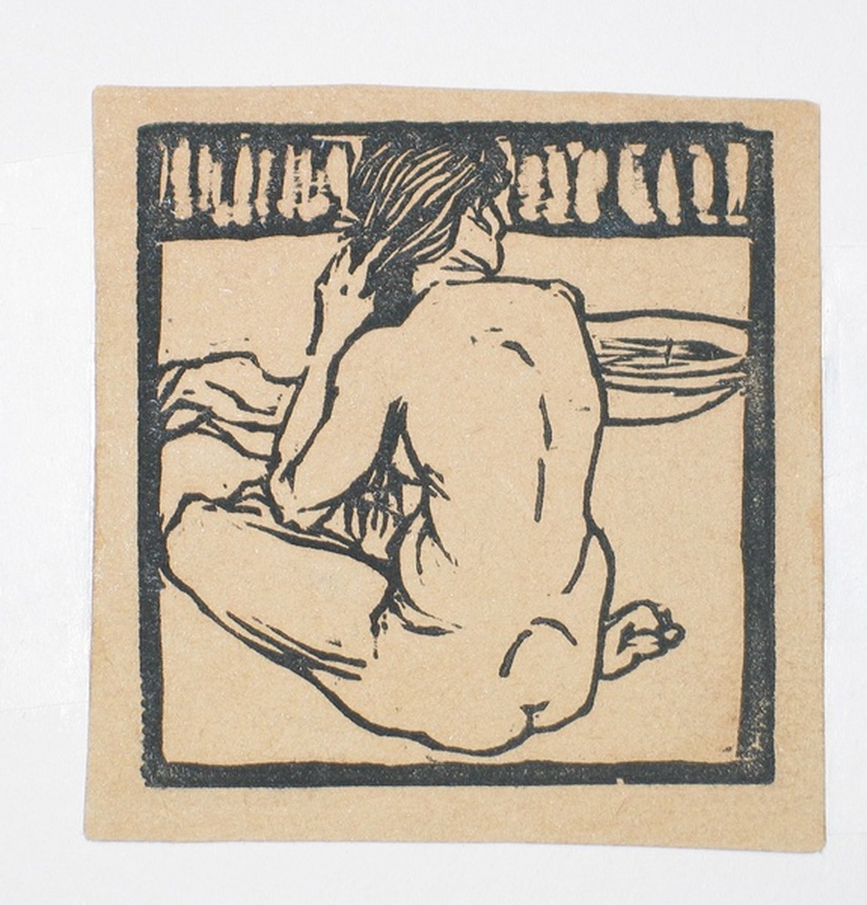 Jeune femme à la toilette
