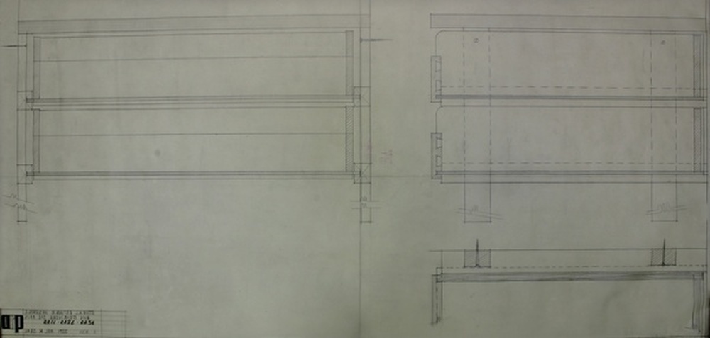Rangement armoire RA 11, RA 24, RA 34, 1954 - 1955