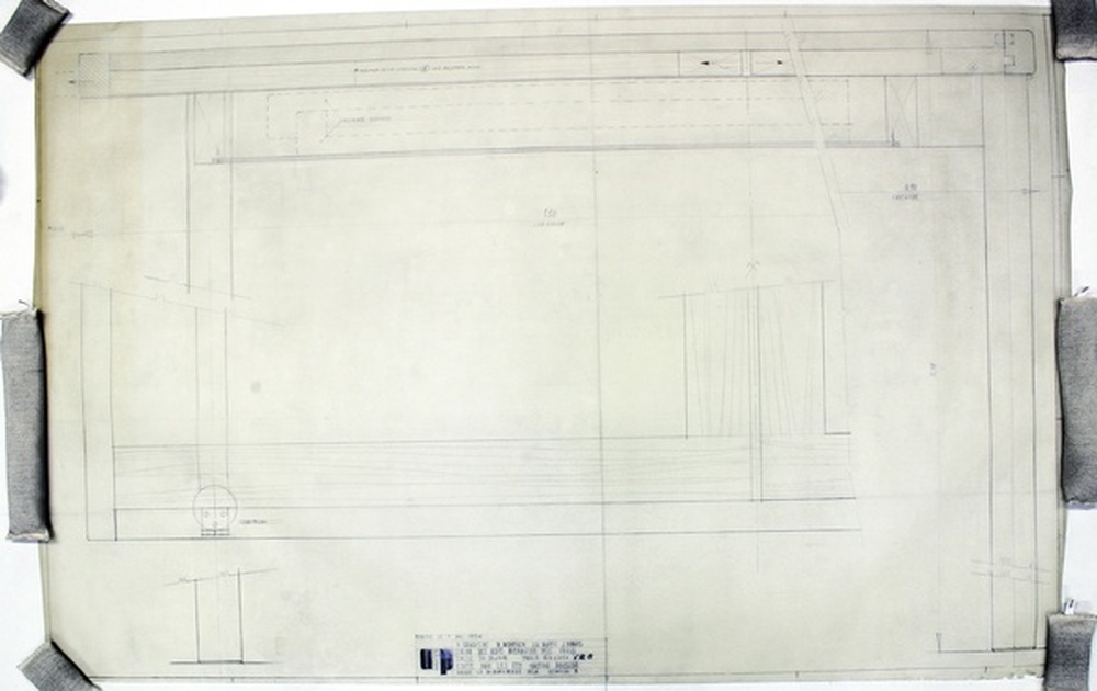 Salon des arts ménagers (Paris, 1955), Salle de séjour table TR 6, éditée par les établissements Gaston Poisson