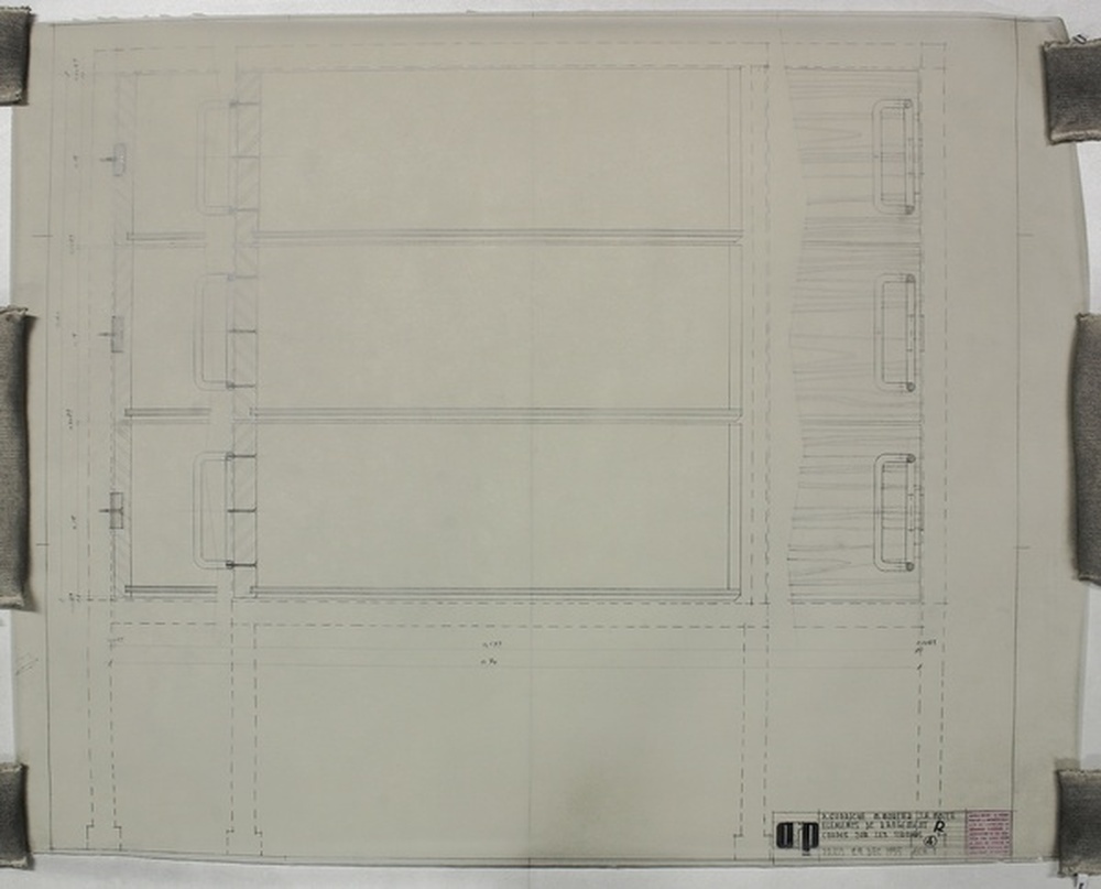 Meuble de rangement, 1954 - 1956