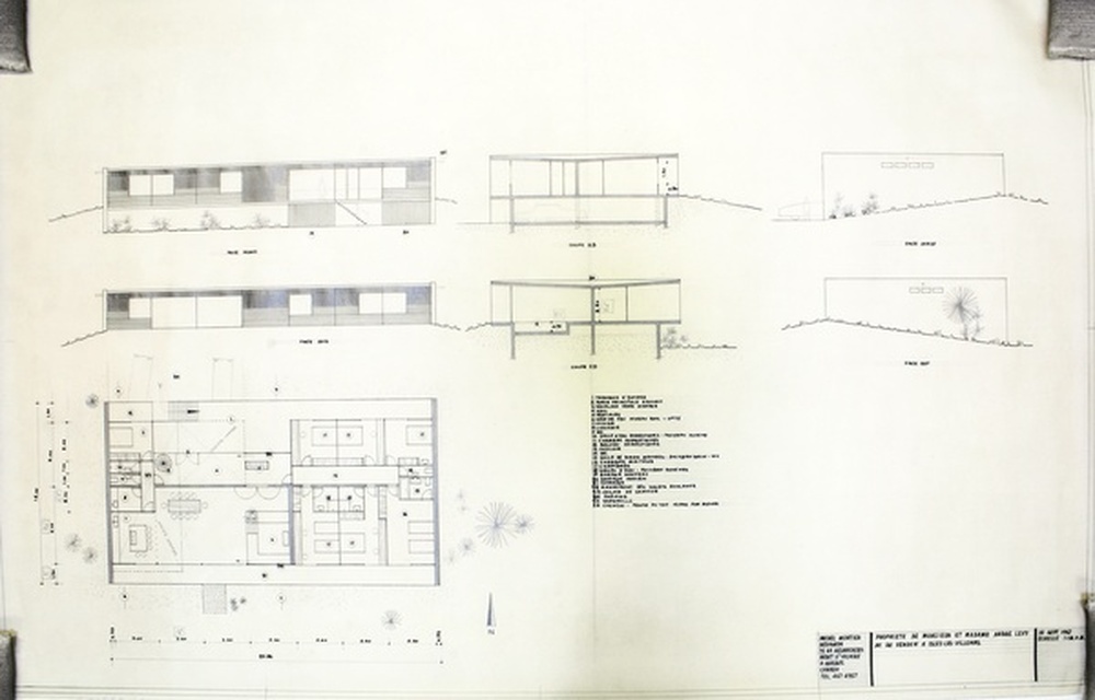 Monsieur André Levy, propriété avenue de verdun, Isles-lès-Villenoy, 1967 - 1970