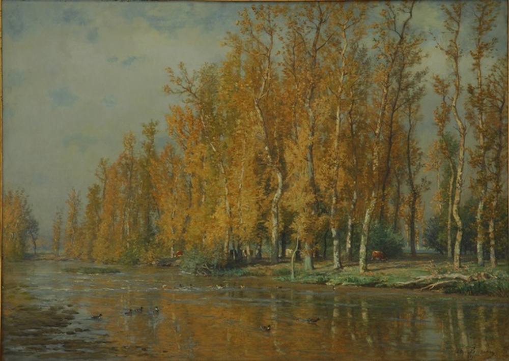 Ile des peupliers près de Montoire