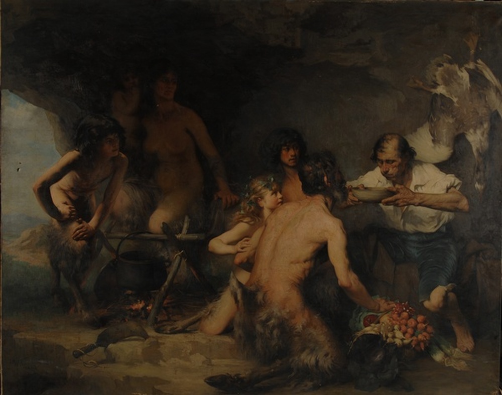 Le Satyre et le passant