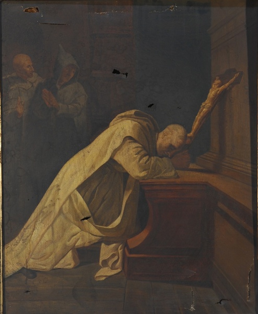 Moine en prière (d'après Le Sueur)