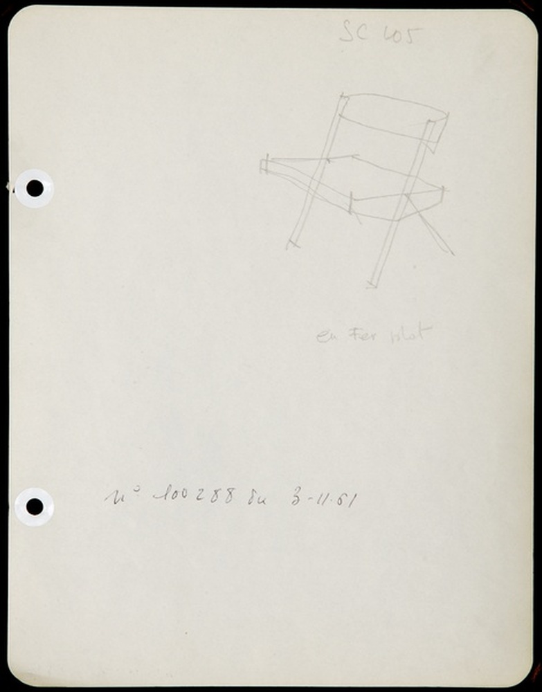 Siège chaise SC 105, 1961