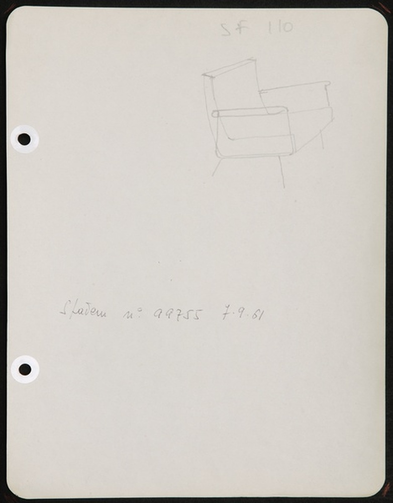 Siège fauteuil SF 110, 1961