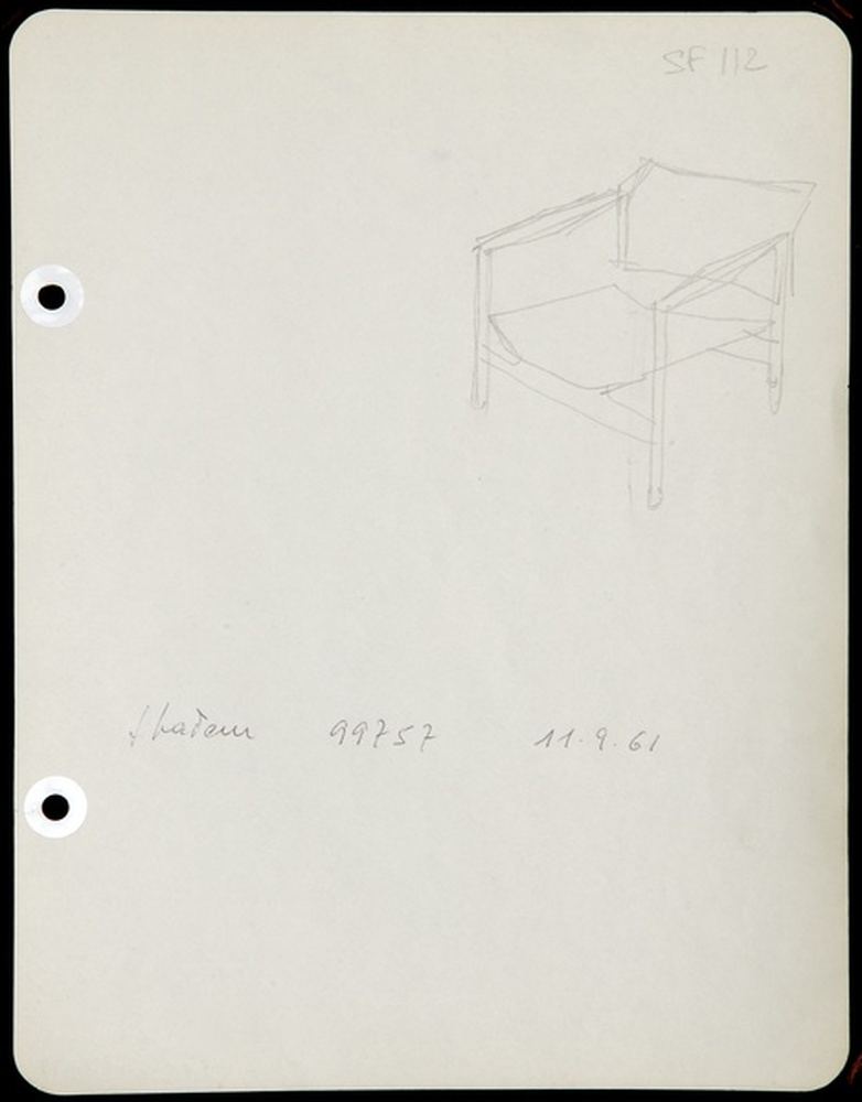Siège fauteuil SF 112, 1961