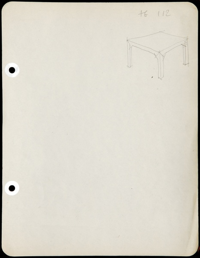 Table guéridon TG 112, 1960