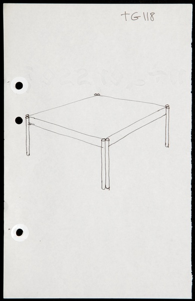 Table guéridon TG 118, 1961 - 1970