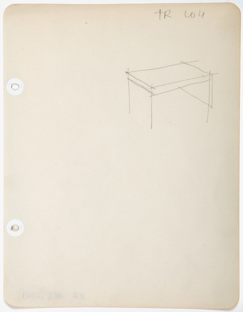 Table repas TR 104, vers 1958 - 1961