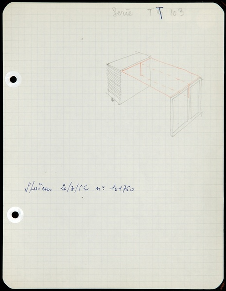 Table travail TT 103, 1962
