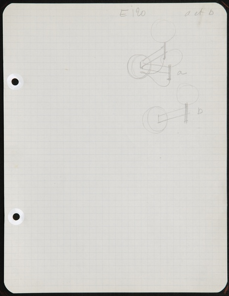 Eclairage E 120, vers 1960 - 1963