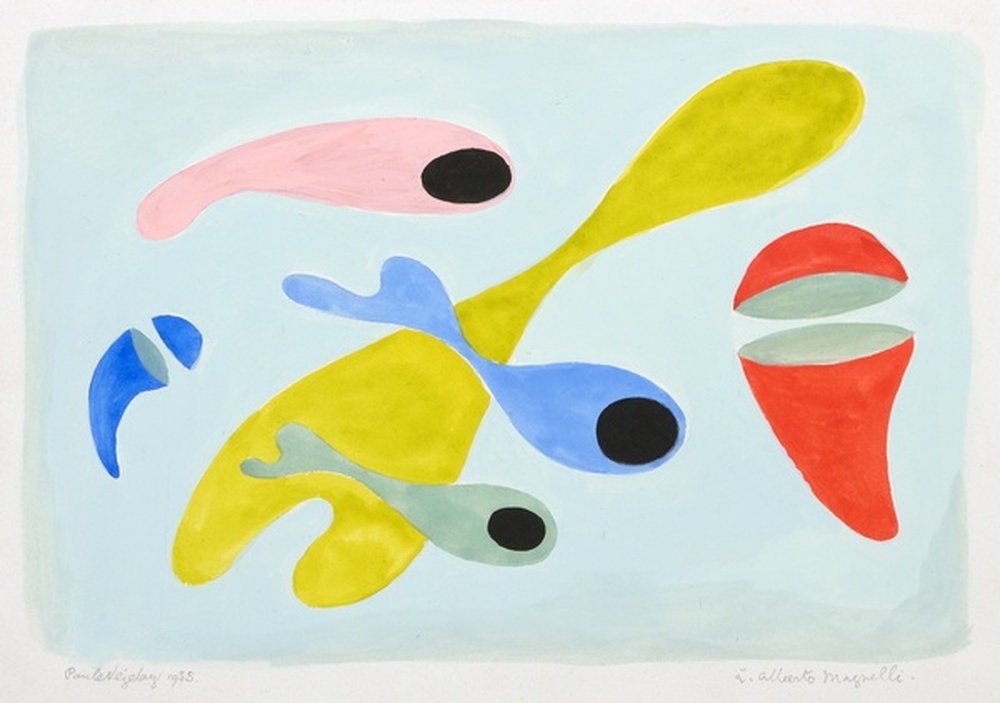 Six formes en mouvement