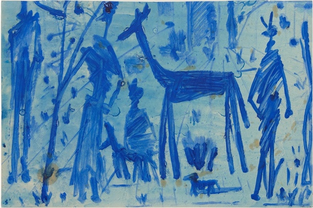 Personnages bleus