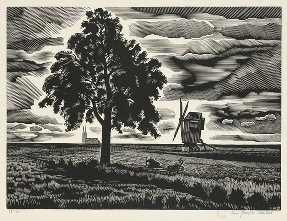 Arbre et moulin