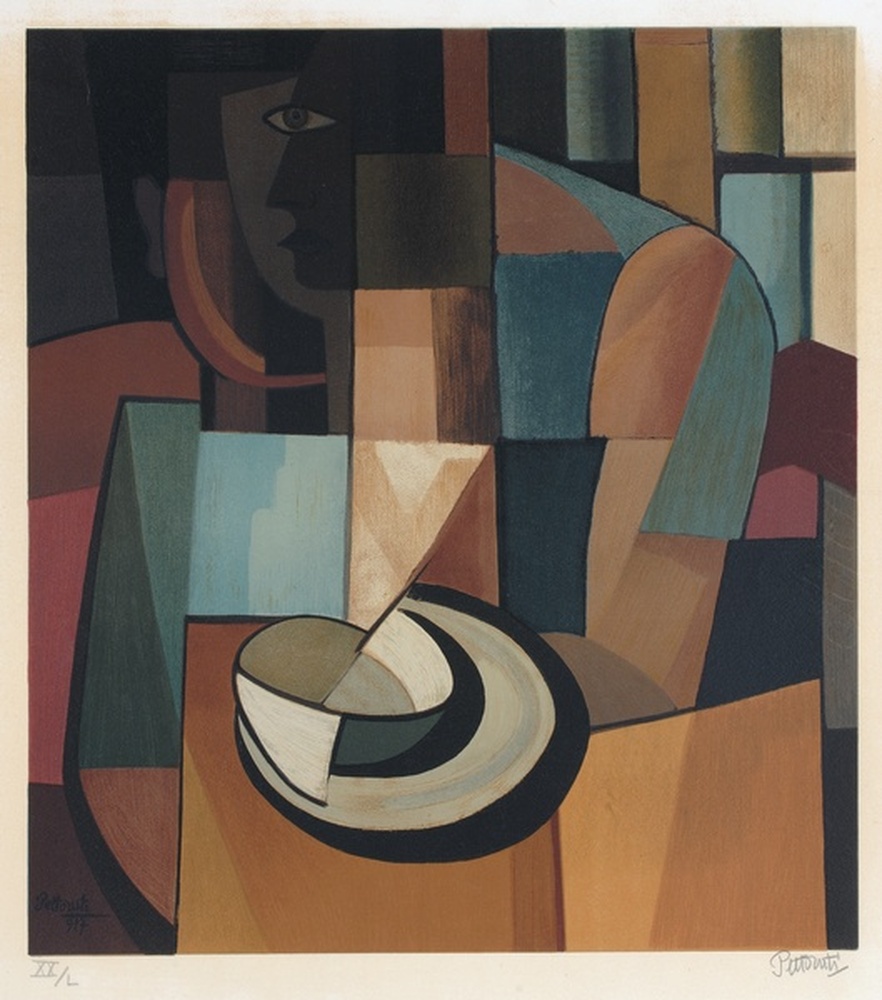 Femme au café