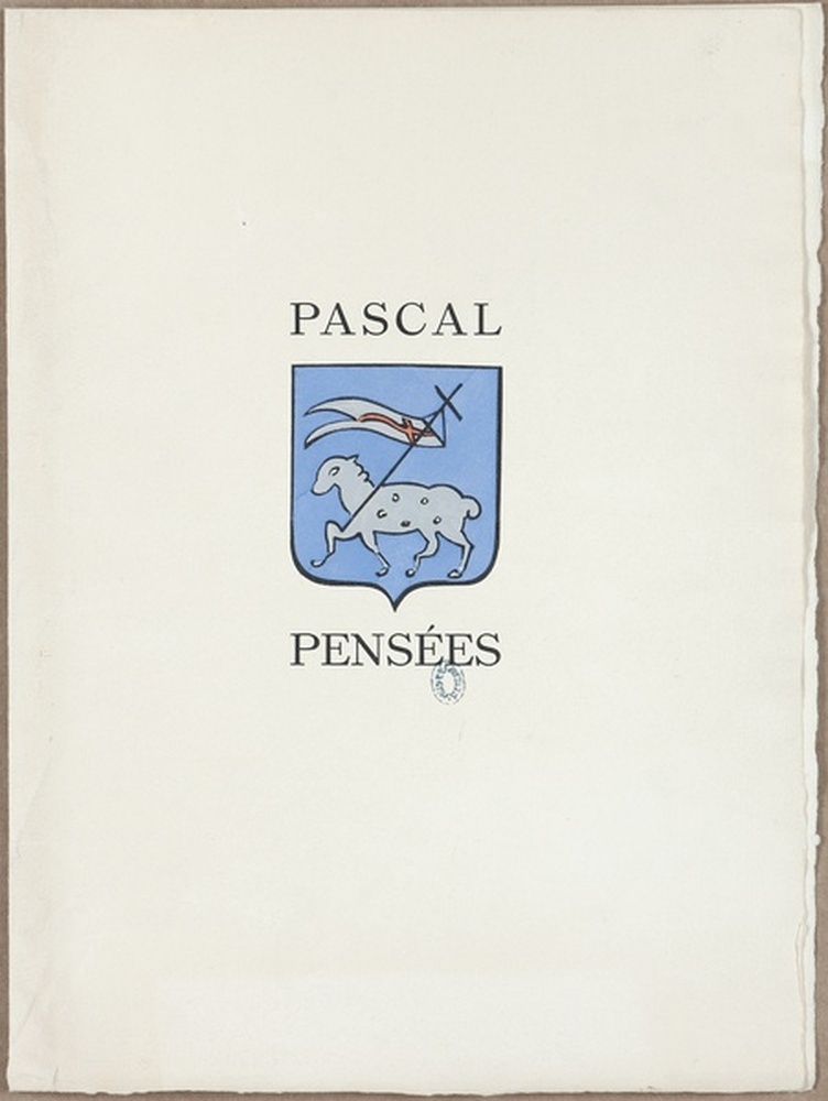 Illustrations pour les Pensées de Pascal