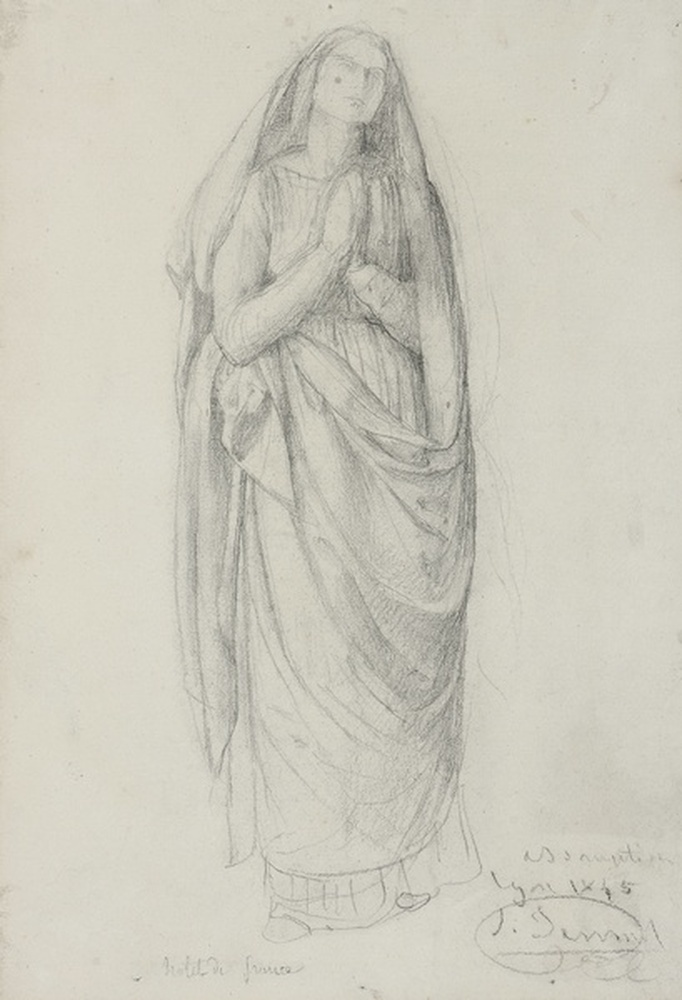 Etude pour la Vierge Marie