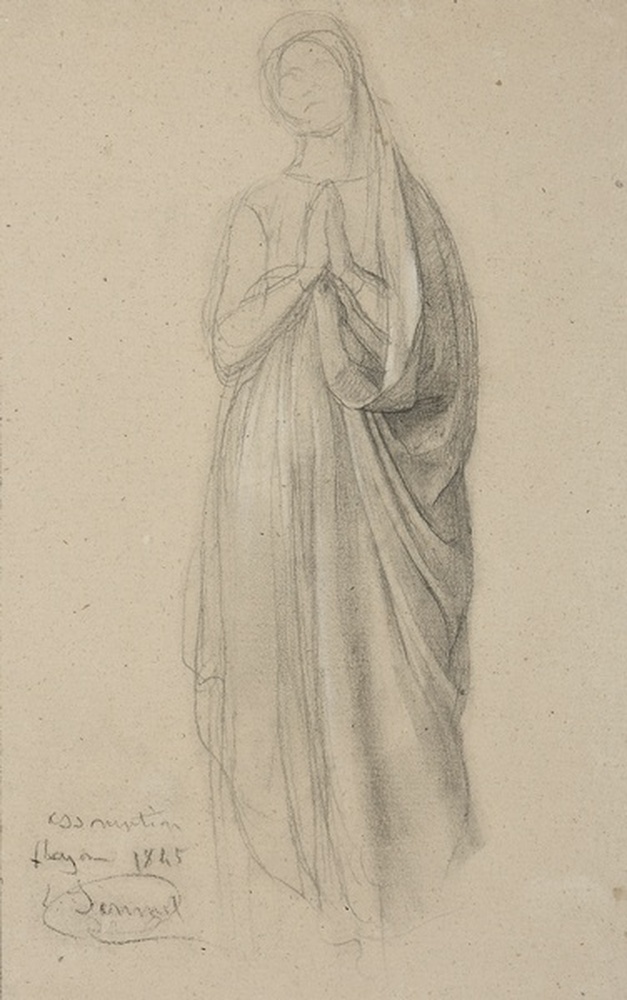Etude pour la Vierge Marie