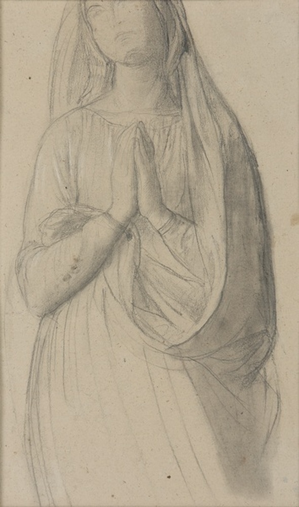 Etude pour la Vierge Marie