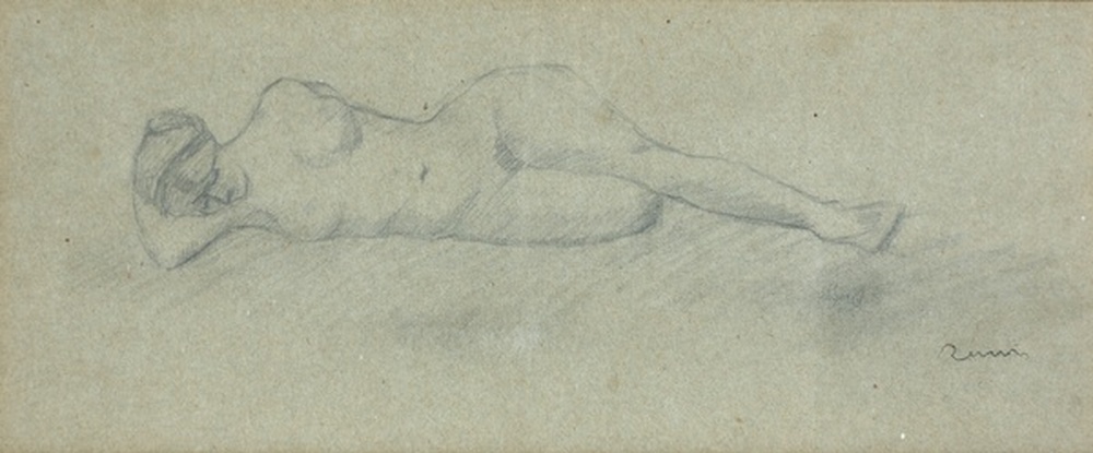 Femme nue allongée