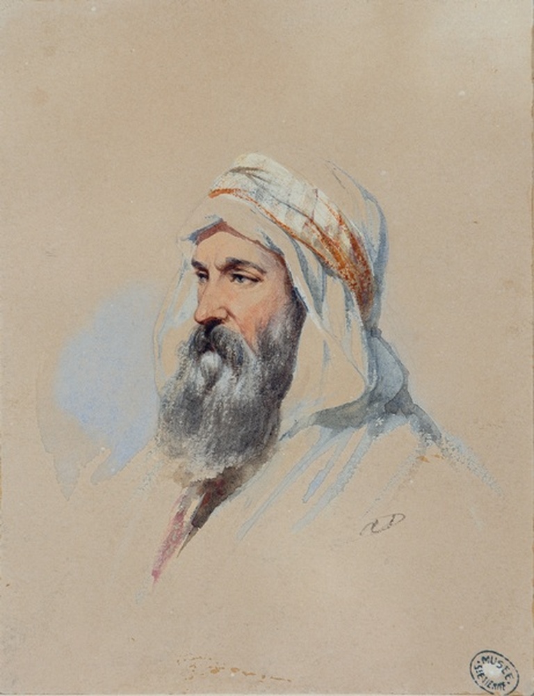 Tête de chef arabe