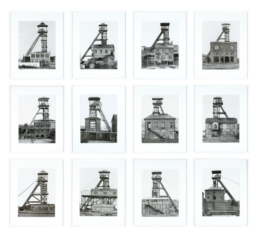 Typologie, Chevalements de puits de mines