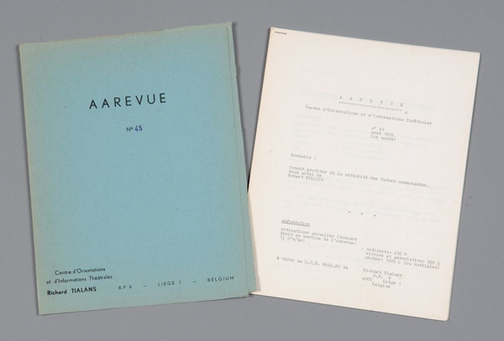 A.A. Revue n°45